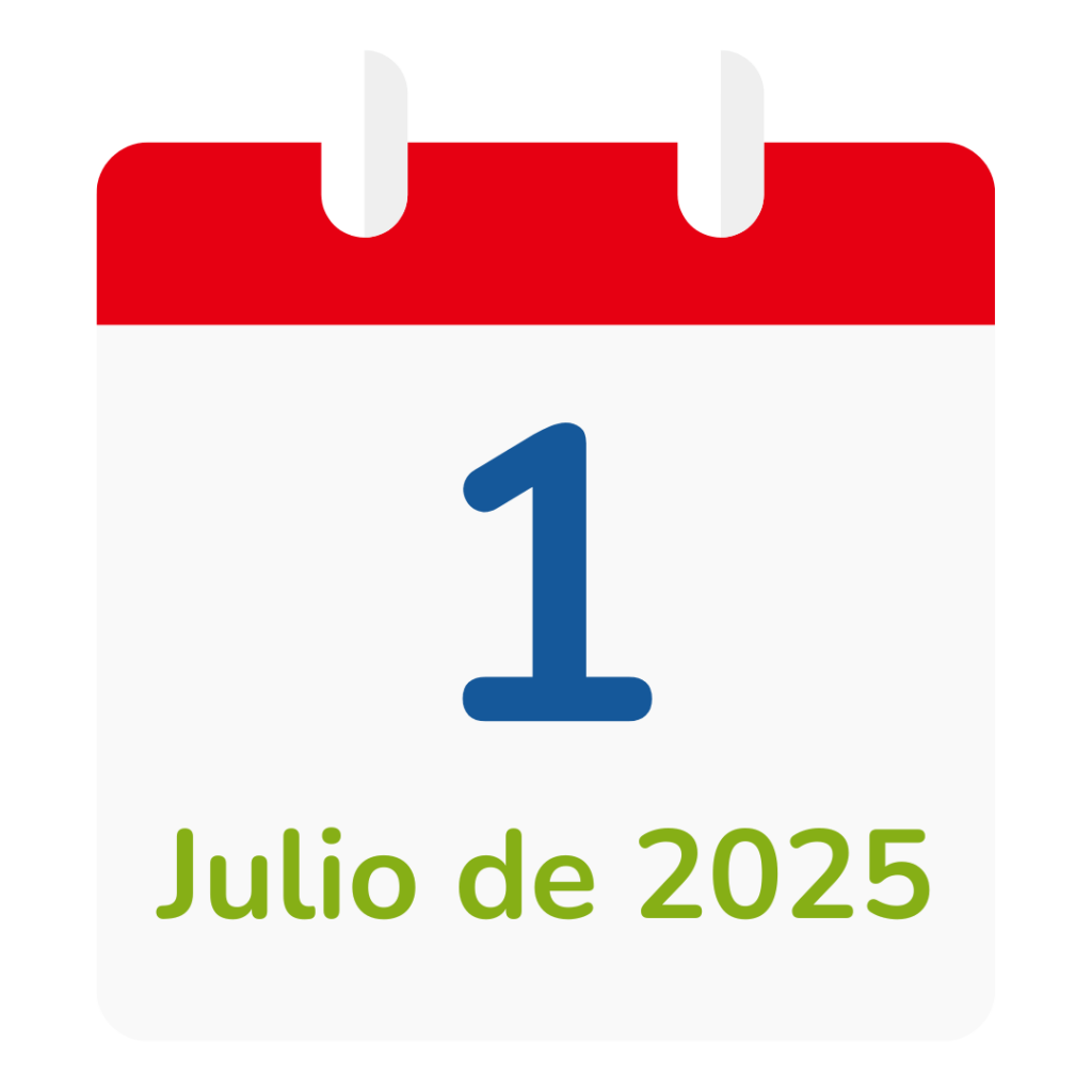 Imagen decorativa indicando la fecha límite de adaptación (1 de julio de 2025)